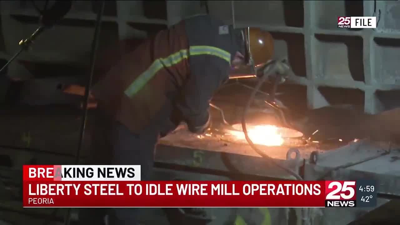 Peoria&rsquo;s Liberty Steel factory employees laid off for the holidays