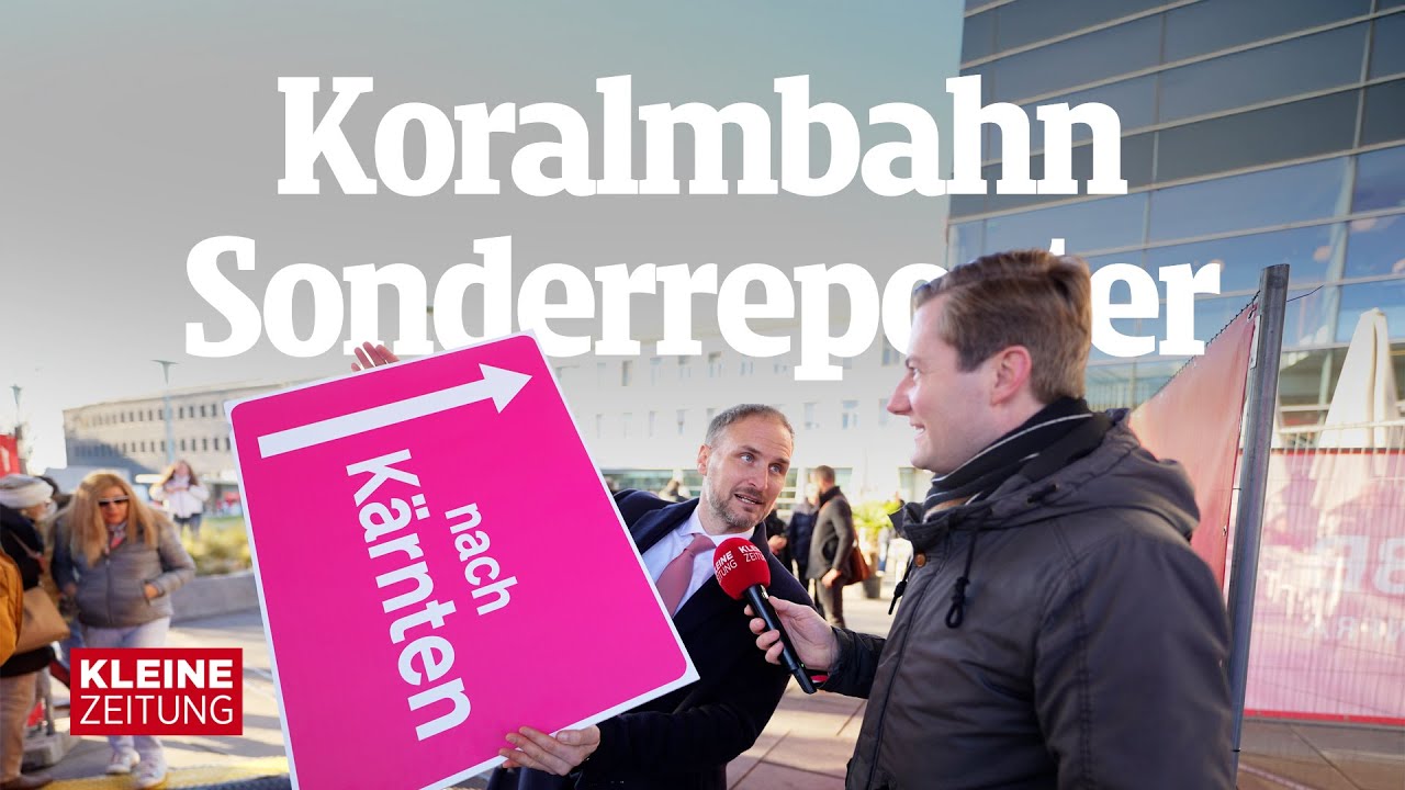 Ein Sonderreporter in Rekordgeschwindigkeit auf der Koralmbahn