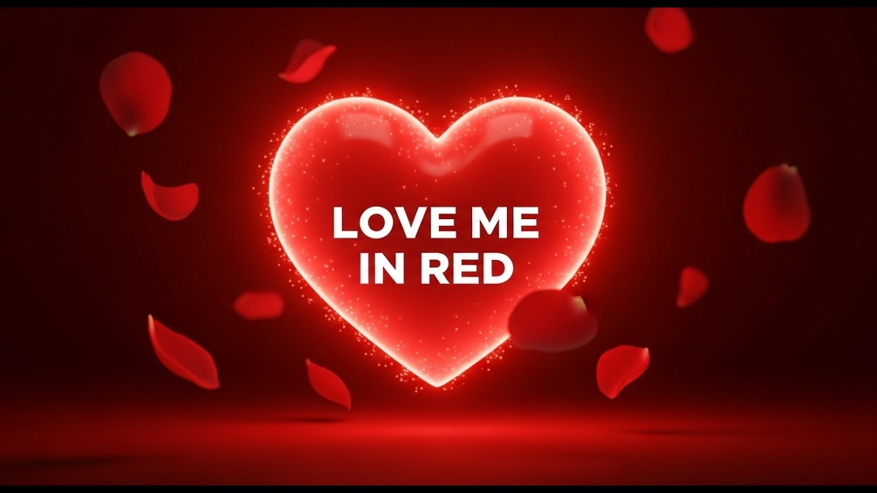 Love Me in Red ❤️ | A Deeply Emotional Love Song About Passion, Pain & Choosing Each Other Again