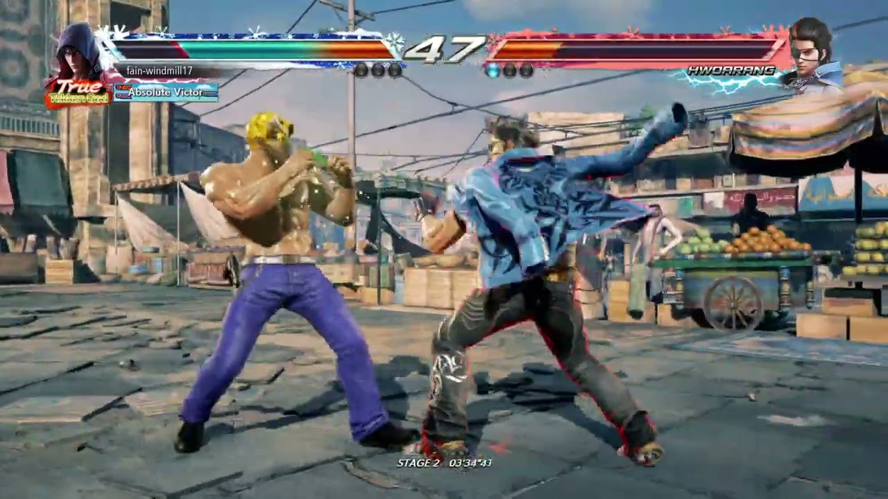 16th February 2026. Second Stage of Monday match Jin Kazama Arcade in Tekken 7 game. 12:32 pm. 