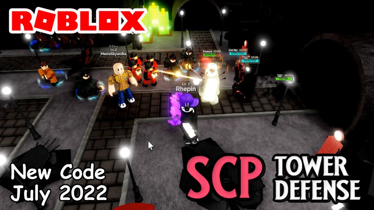 Roblox SCP Tower Defense New Code July 2022