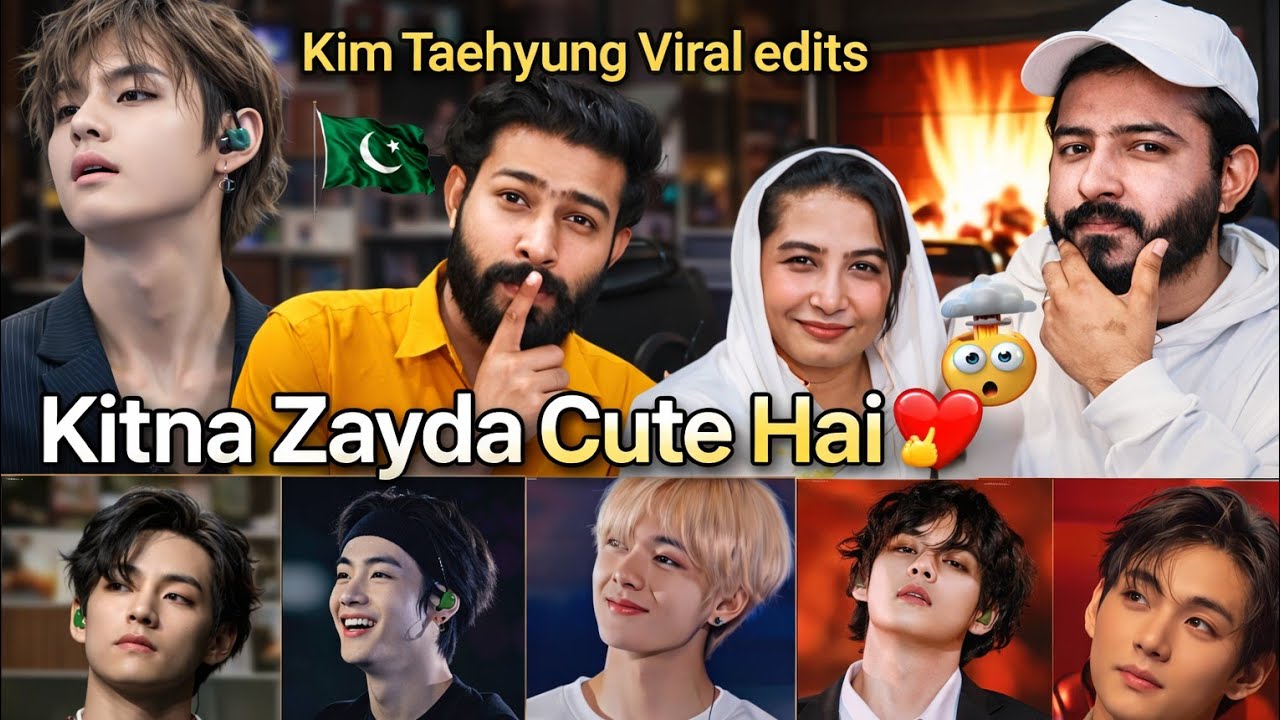 Pakistani Reaction To Kim Taehyung 😍 Viral reels edits videos