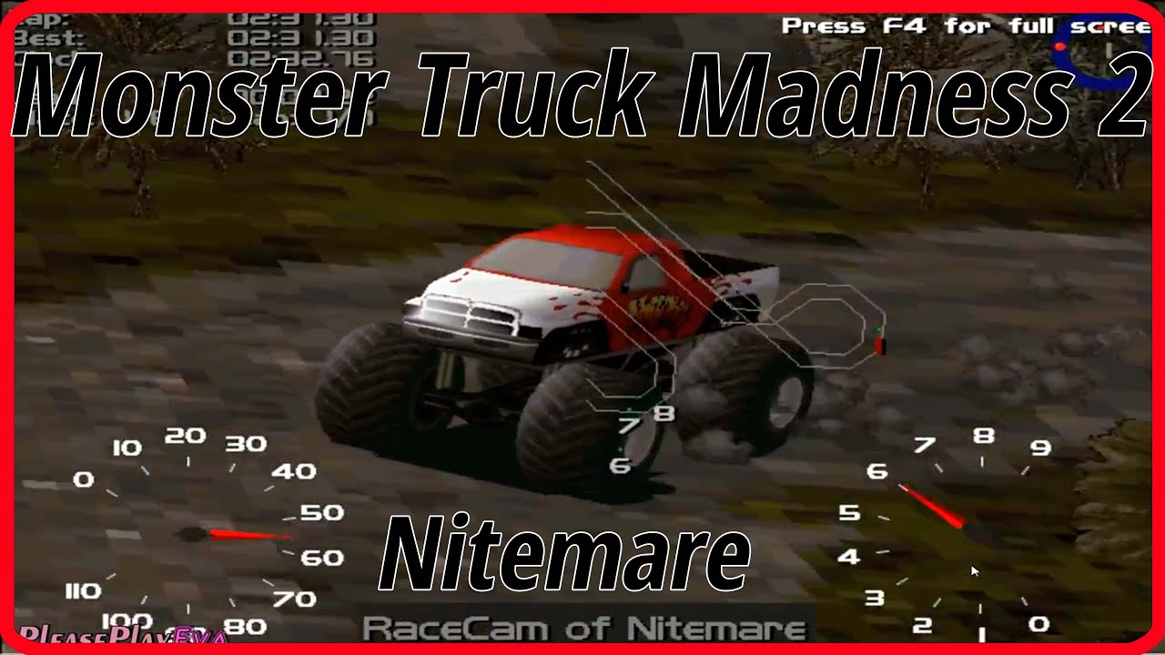 Monster Truck Madness 2 (1998) ✓ Gameplay #13 ✓ Nitemare