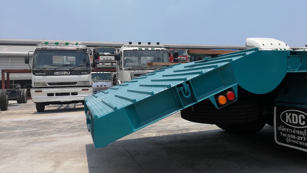 Hino 700 เครื่อง 410 แรงม้า 12 ล้อกระบะพื้นเรียบท้ายลาด