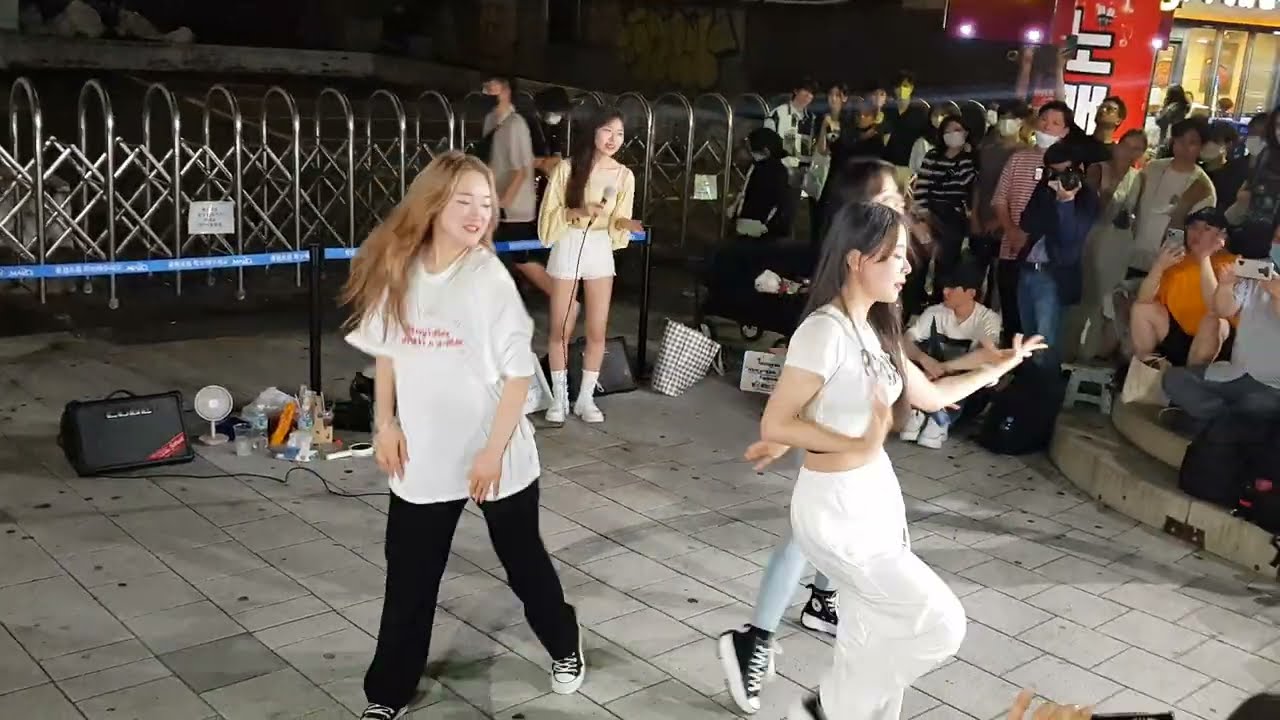 20220705 hongdae busking 홍대 미녀댄스팀 #레이디비(Lady B) 버스킹 11 - Dynamite _ BTS (방탄소년단)