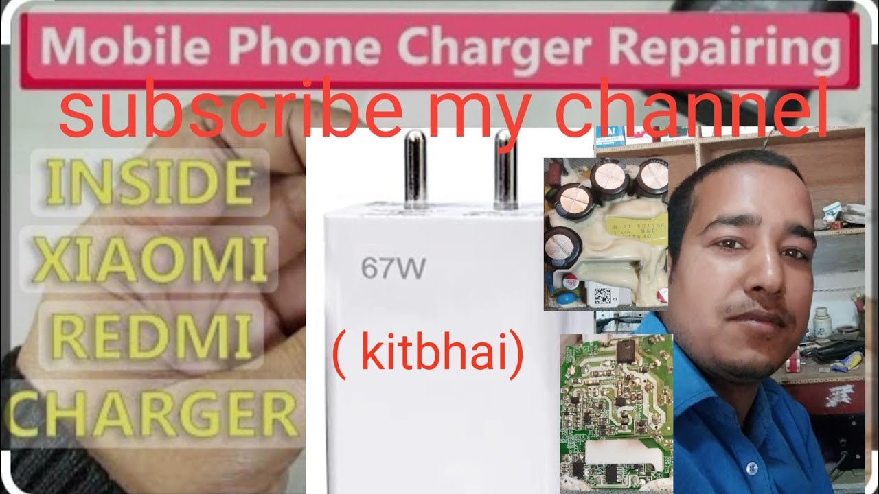 how to repair 67w fast charjer