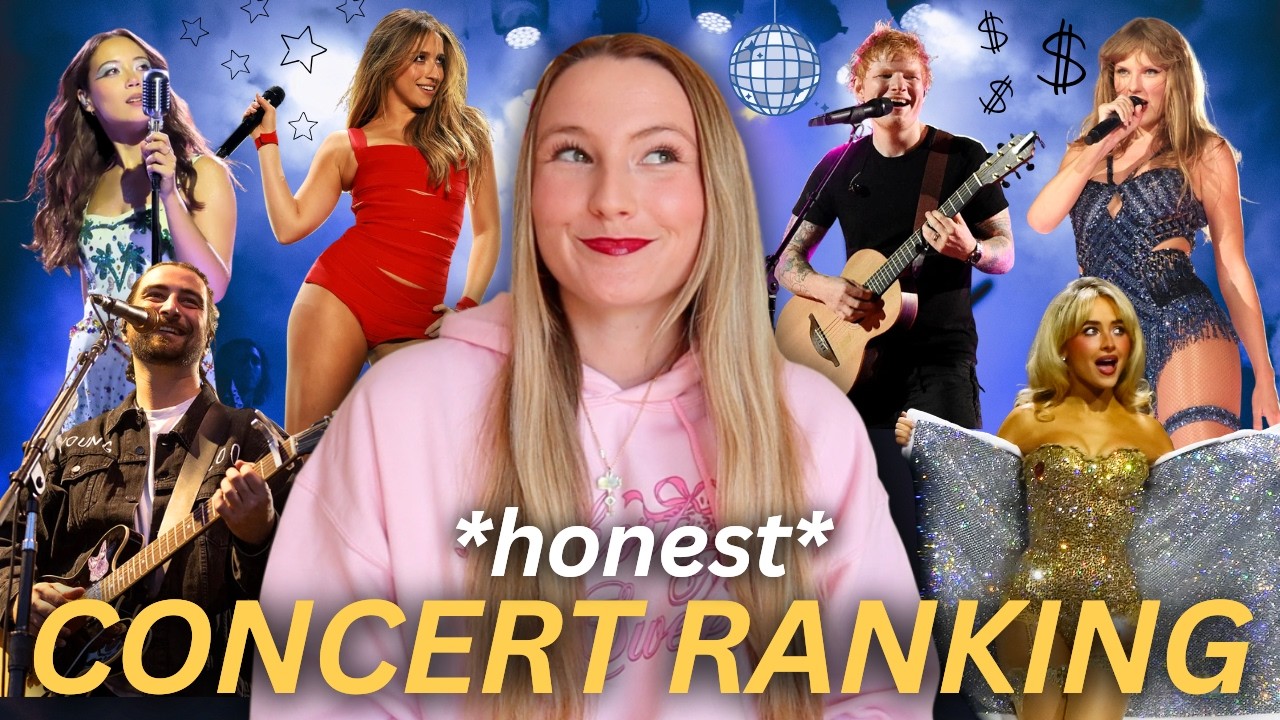 i’ve been to 100 CONCERTS, here are my FAVORITES 💫 which artists are worth your money !!