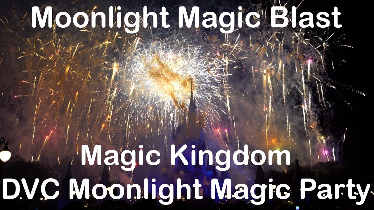 Moonlight Magic Blast Fireworks - Magic Kingdom (4K)