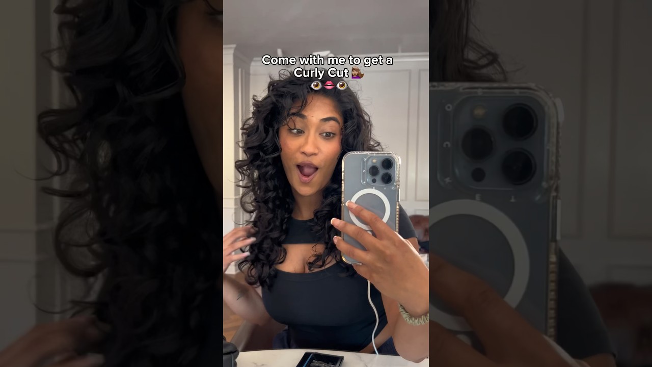 Come get a CURLY CUT WITH ME 💇🏽&zwj;♀️ 👁️👄👁️