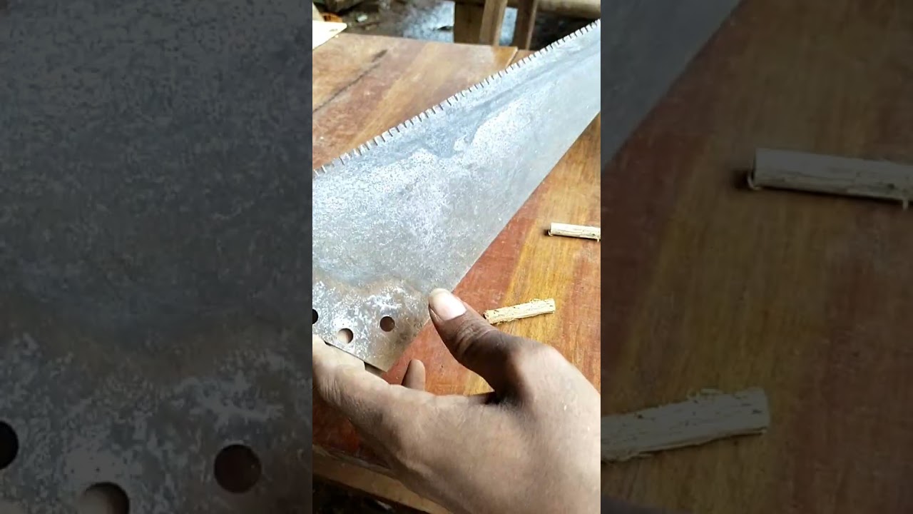 Cara membuat mata gergaji tangan🪚