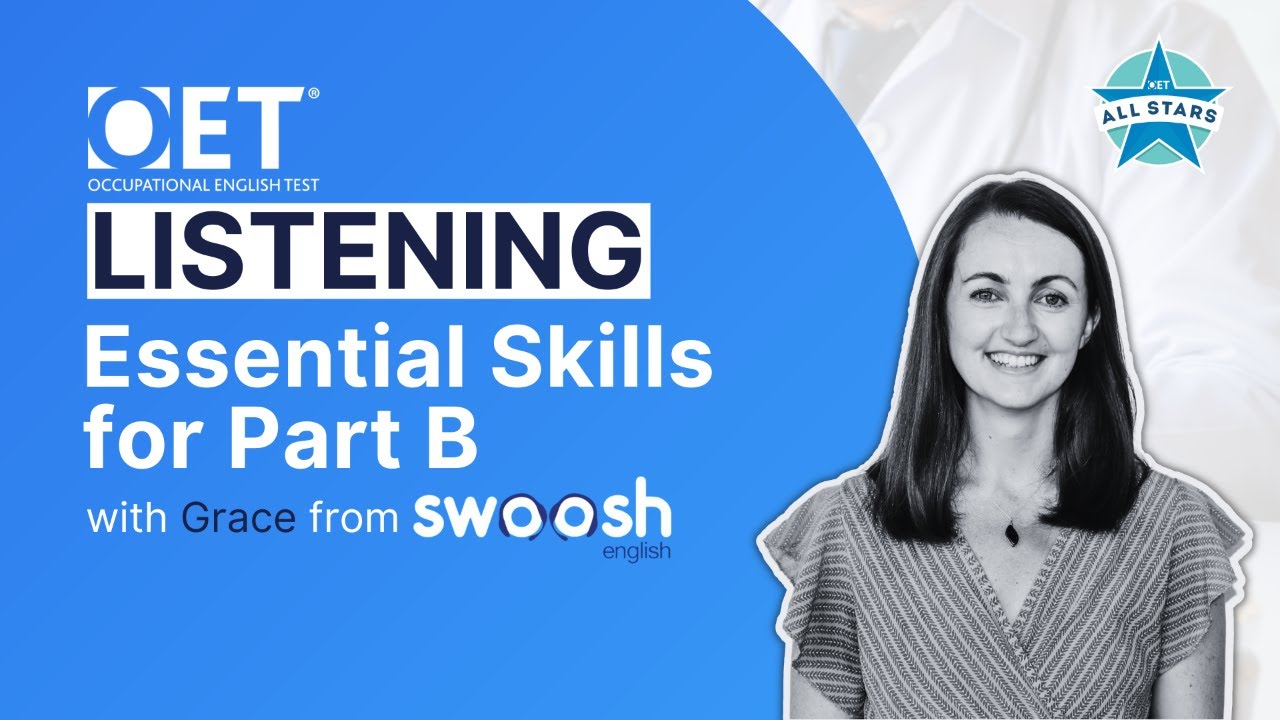 Аудирование OET: основные навыки для части B With Grace от Swoosh English