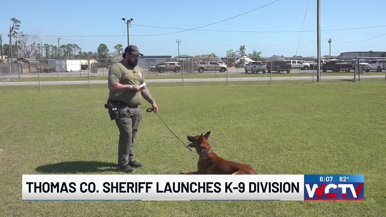 ‘This is a proud day’: Thomas County Sheriff’s Office launches long-anticipated K-9 program