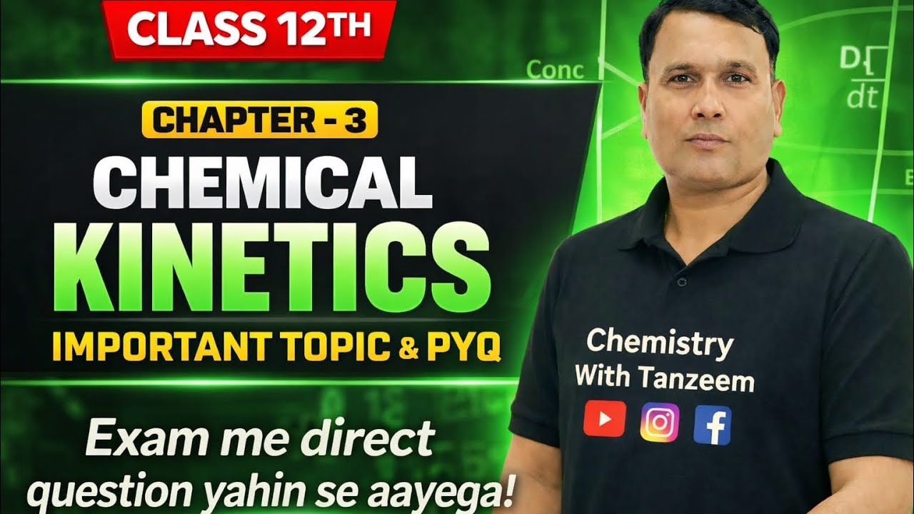 Chemical kinetics important topic & PYQ Chap-3 Class-12 #boardexam #chemistry #neet #jee #education 