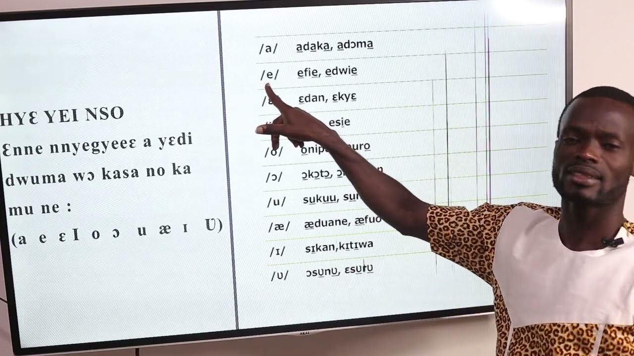 PHONOLOGY AND ORTHOGRAPHY IN TWI ( FƆNƆLƆGYI NE OTOGRAFI ) | OWURA MANU | TWI MASTER| LESSON 2