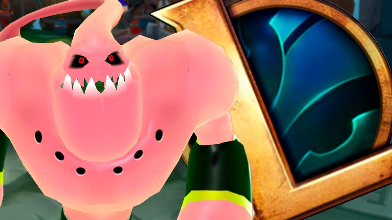 JOGANDO LOL COM MOD DO DRAGON BALL
