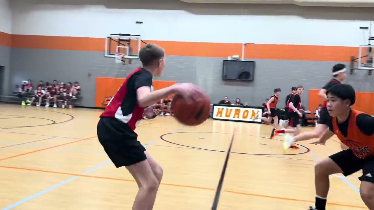 3rd Quarter 7th Grade vs Huron Tigers 1 27 26