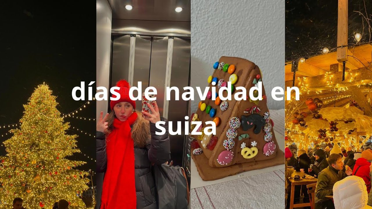 Navidad en Suiza | visitando los mercaditos y luces navideñas, horneando muffins y casas de jengibre