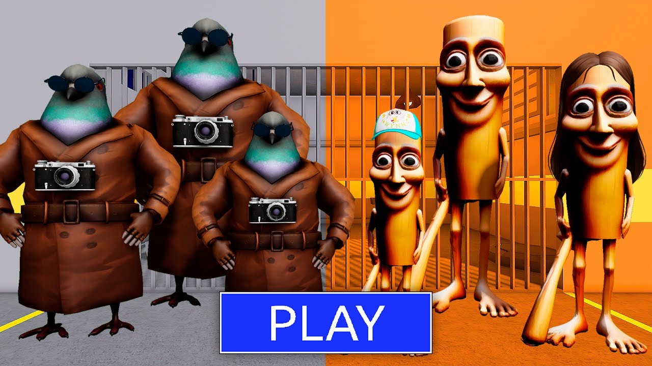 TUNG TUNG SAHUR Family Vs SPIONIRO GOLUBIRO Family in BARRY'S PRISON RUN! New Scary Obby 