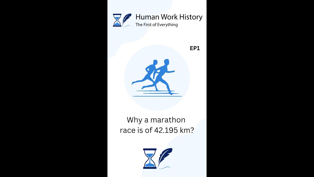 Why a marathon race is of 42.195 km? #shorts #stories