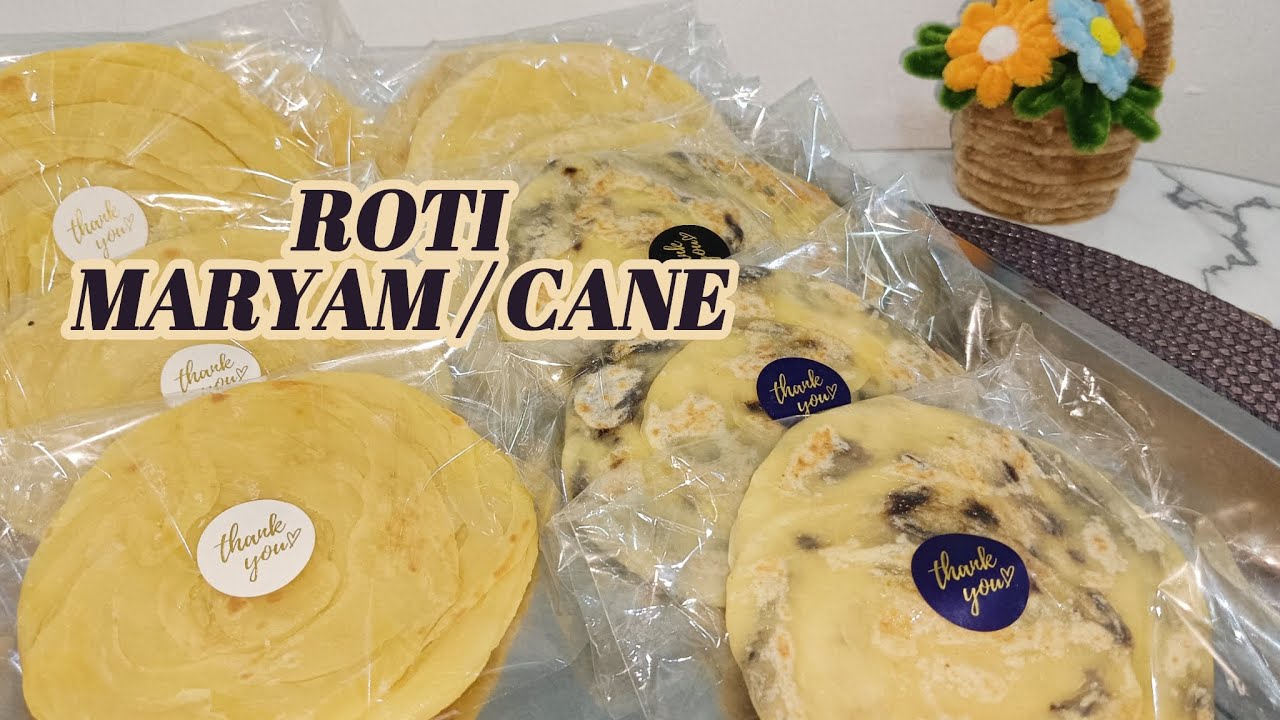 RESEP ROTI MARYAM/CANE BISA DIJADIKAN IDE JUALAN DAN STOK FROZEN DI RUMAH