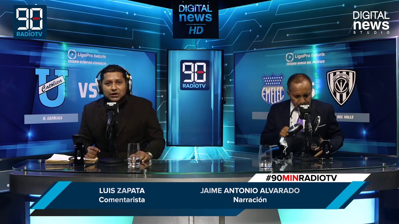 Cat&oacute;lica vs Barcelona  &  Emelec vs. IDV en vivo LigaPro 2021