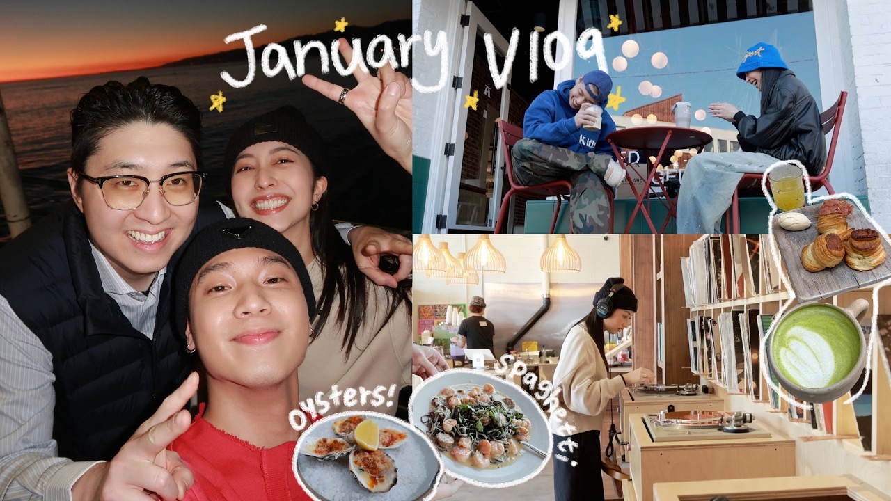 加州日記🥐進藤來了！LA早午餐推薦、Santa Monica落日飛車🎢寫鋼琴串燒幕後、不小心感冒🤒