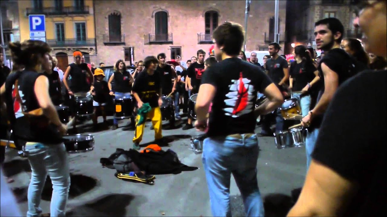 Barcelona - La Merce 2013 - Street Drums (Panasonic Lumix GX1 HD Video)