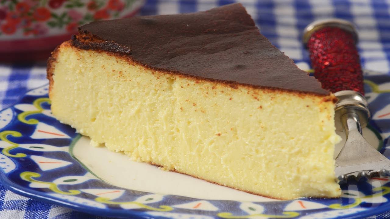 Демонстрация рецепта баскского чизкейка — Joyofbaking.com