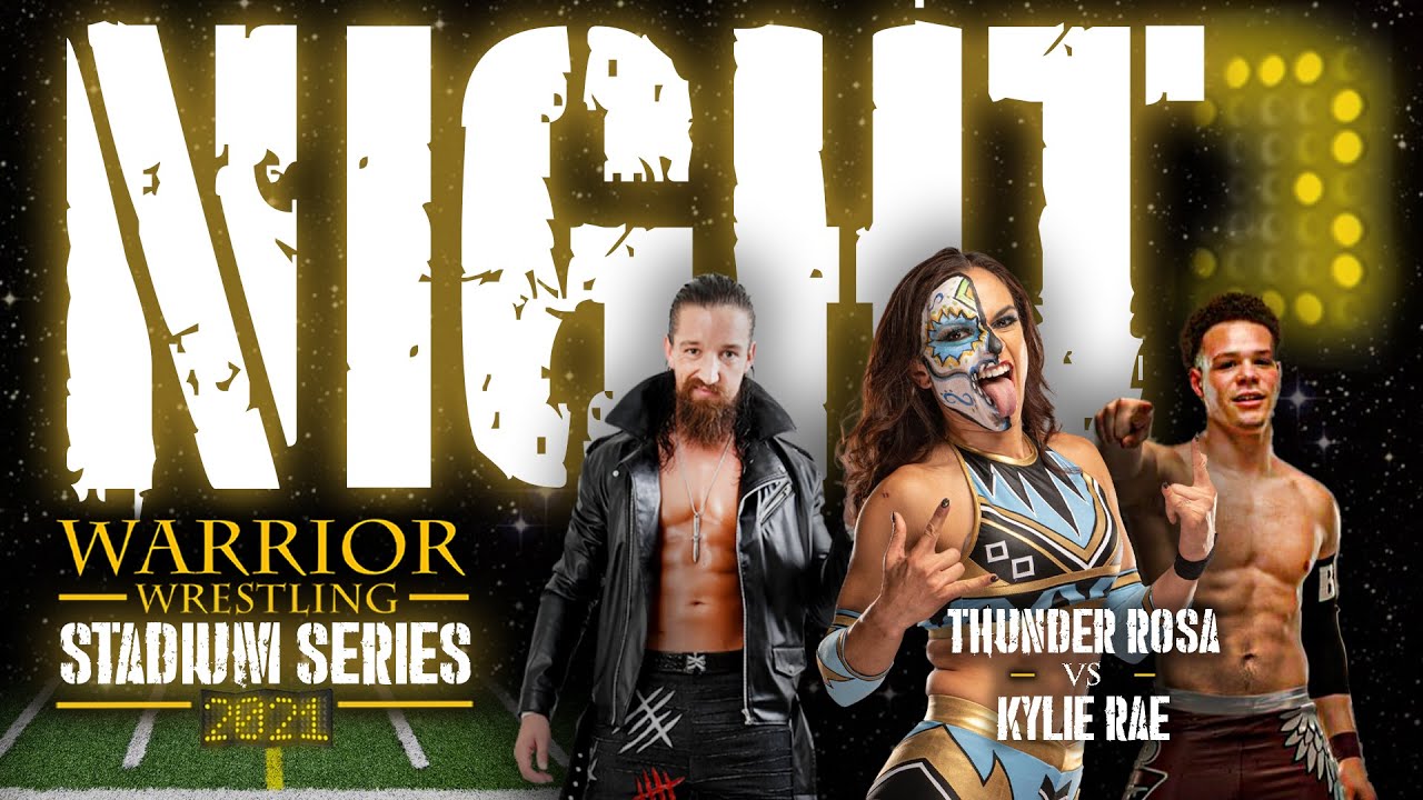 Warrior Wrestling Stadium Series Night Three 2021 - Thunder Rosa, Jay White, Kc Navarro
