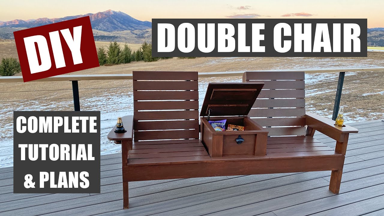 DIY Double Chair with Storage (The Ultimate Porch Chair)