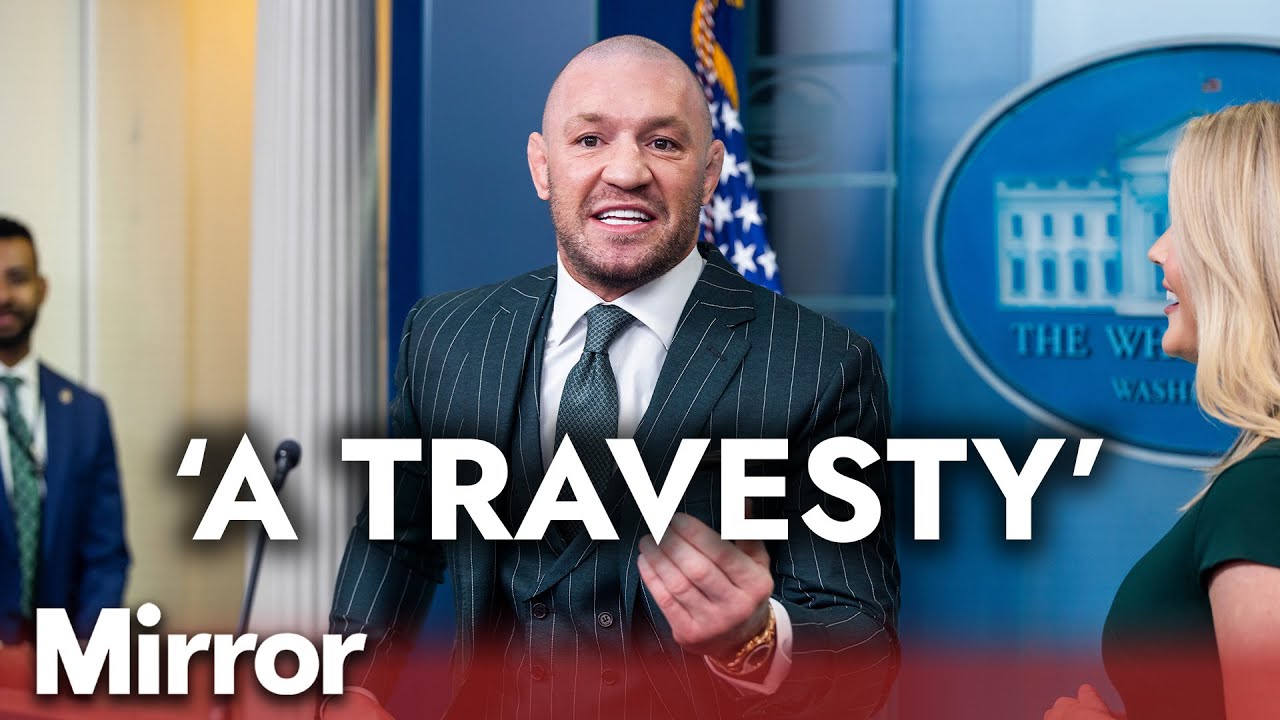 Conor McGregor SLAMS Irish government during St Patrick's Day visit to White House