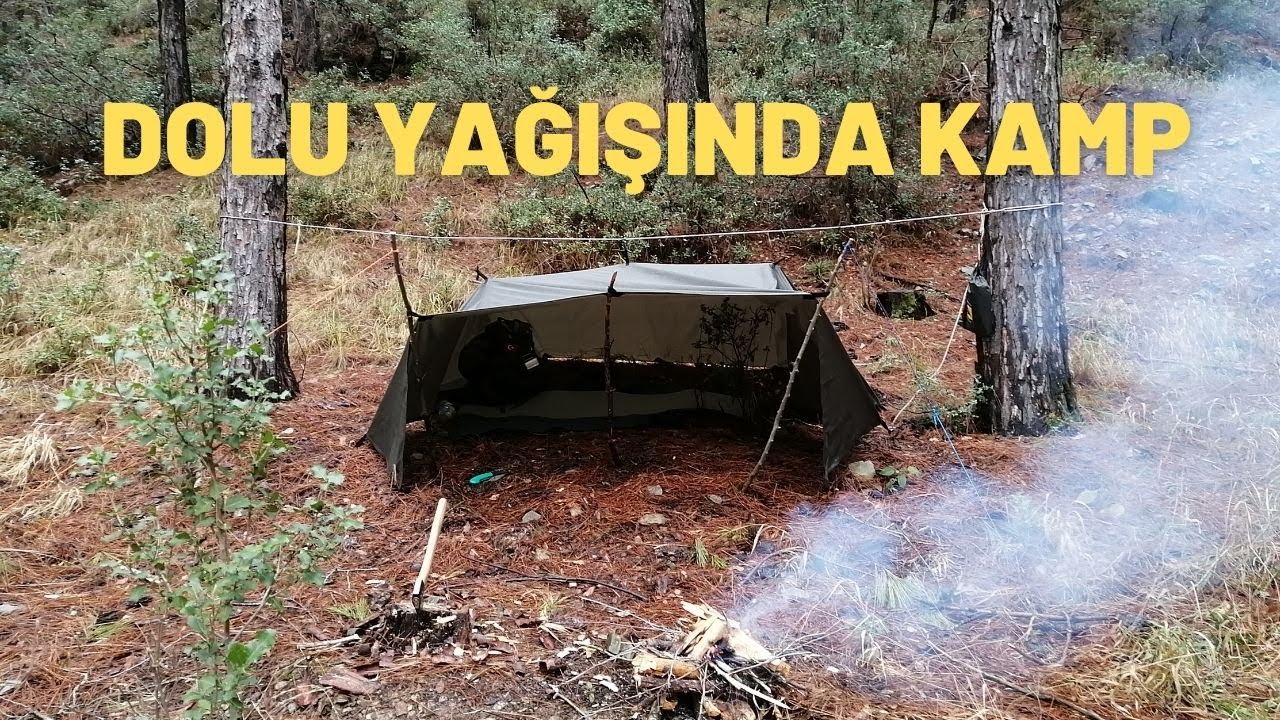 KAMPTA DOLU YAĞIŞINA YAKALANDIM | T&Uuml;NEL TİPİ TARP KURULUMU