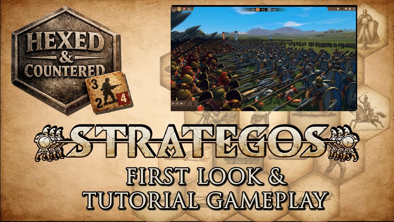 Strategos (MicroProse) - PC Game First Look and Tutorial Gameplay