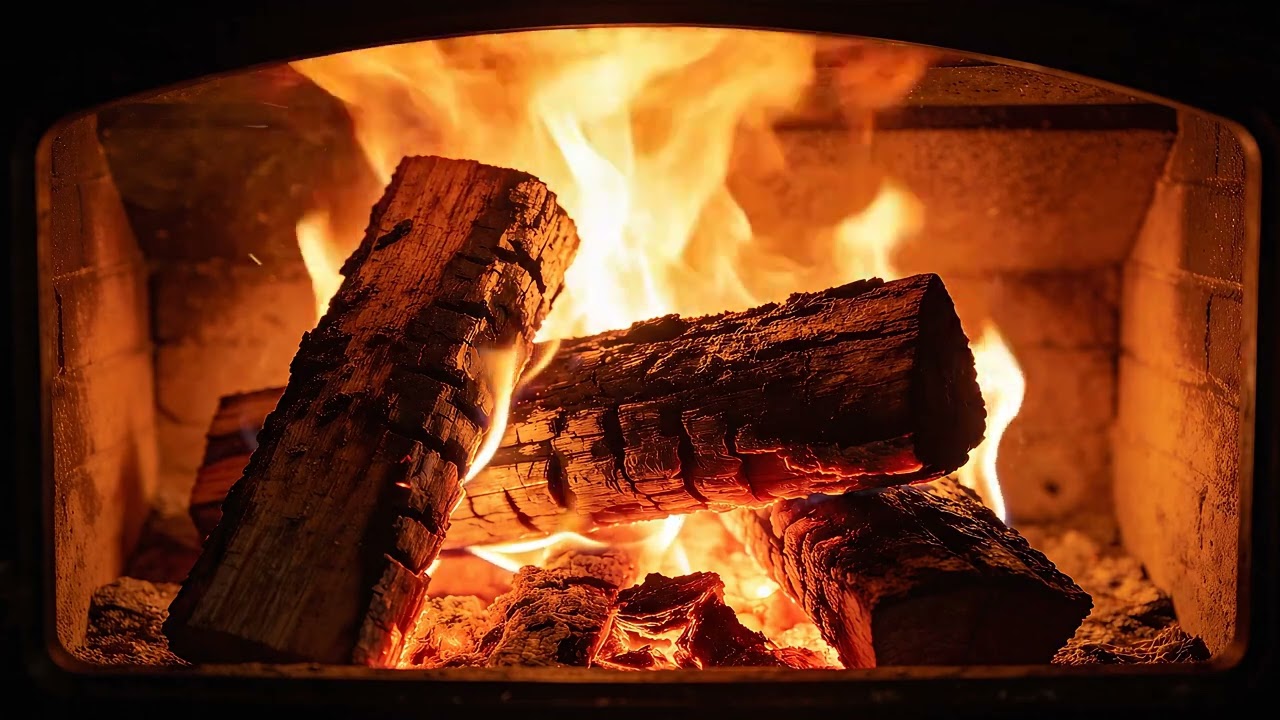 6H Cozy Fireplace 4K ✨ Warm Crackling Fire for Focus & Relaxation (No Music)