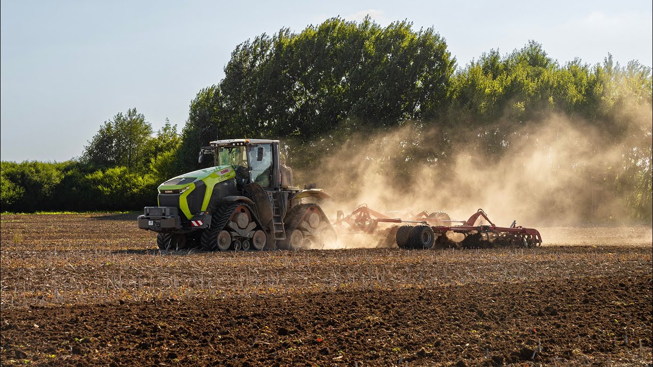 CLAAS Xerion 12.650 | HORSCH Fortis 9AS | FENDT | Spracovanie p&ocirc;dy | East Slovakia Agriculture 2025