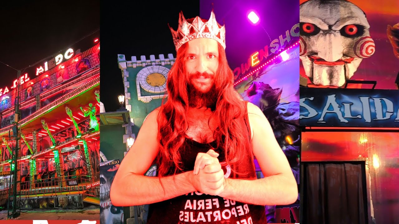 Las 4 atracciones de Terror de la feria de Málaga 024 (Un vídeo con muchas sorpresas😈)