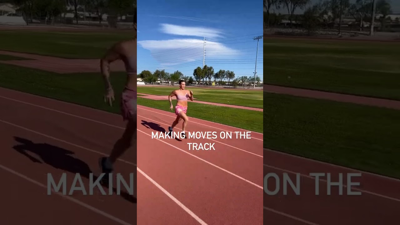 Mikaela Mayer Doing Sprints In Preparation For Sandy Ryan Fight