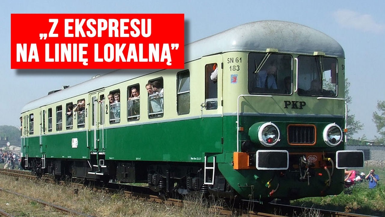 Pociąg PKP, kt&oacute;ry był tak głośny, że trafił na linie drugorzędne. Ganz-M&Aacute;VAG SN61.