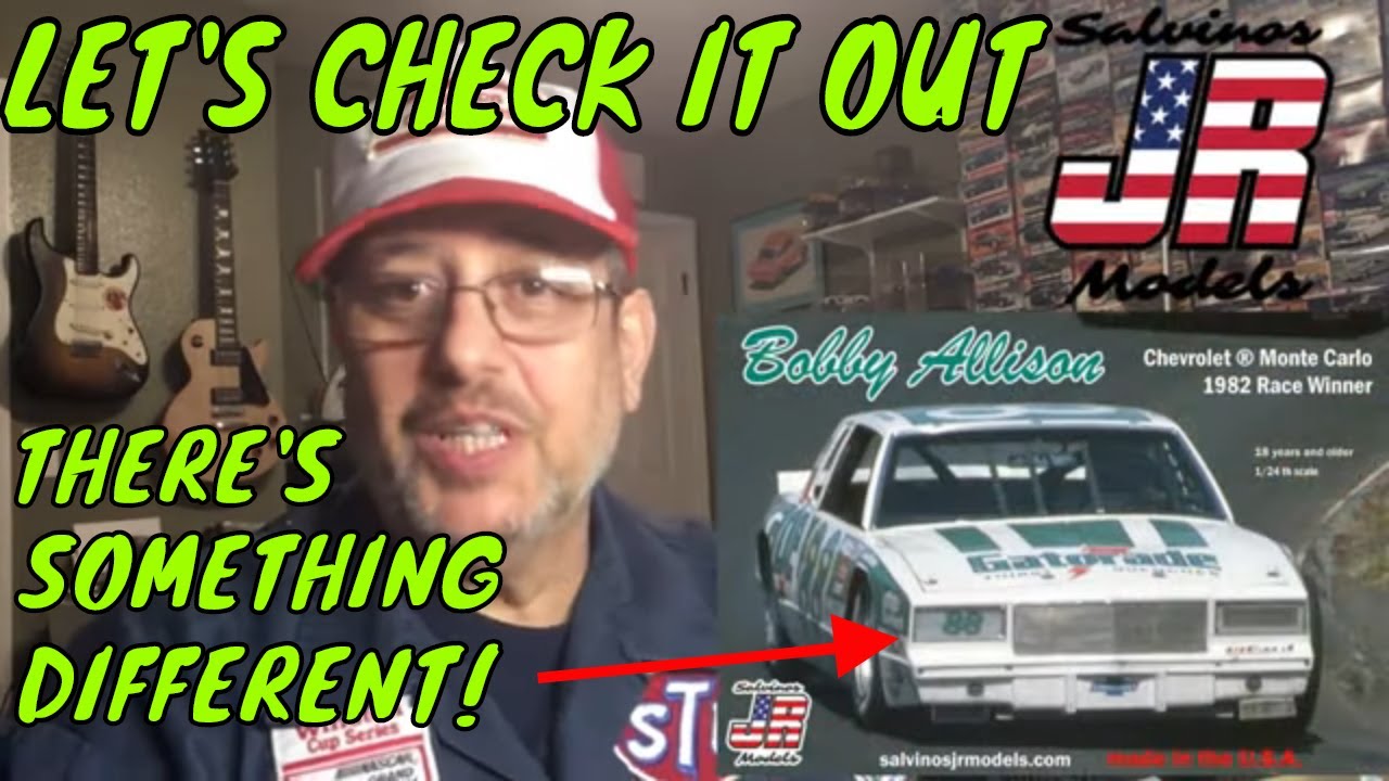 Ep. 51  Reviewing the all new Salvino'sJR Models 1/24th NASCAR '82 Flat Nose Monte Carlo