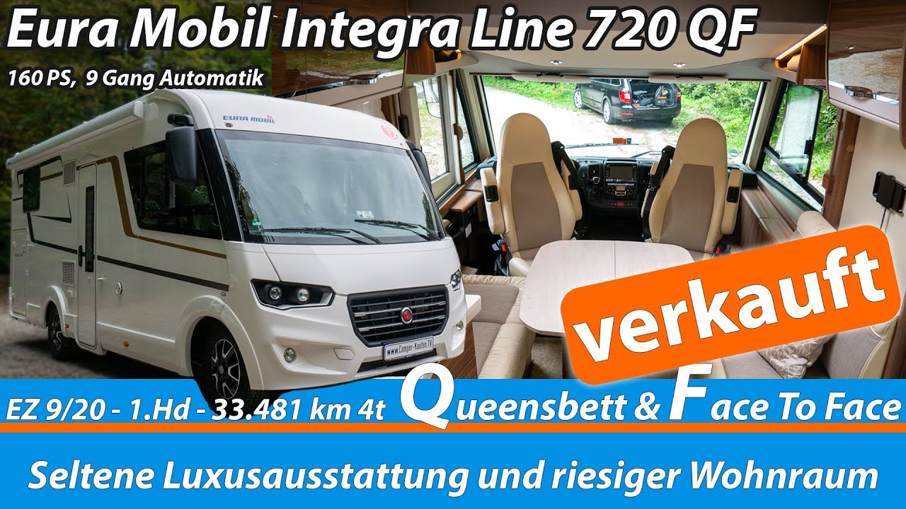 Roomtour - Eura Mobil Integra Line 720 QF | Luxusausstattung und mega viel Platz |  Face To Face