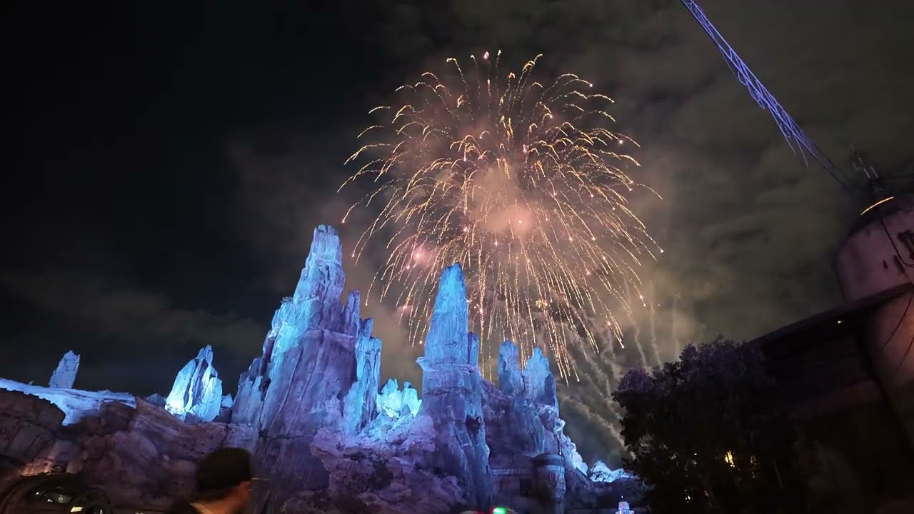 Disney Fireworks at Star Wars Planet Batuu