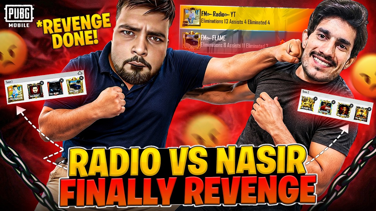 Finally Revenge Done 😡 | Fm Radio VS Fm Nasir | PUBG MOBILE