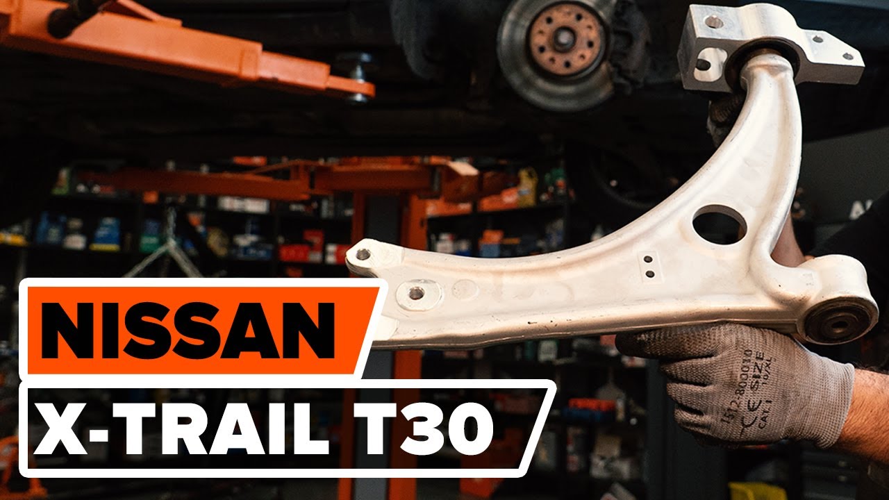 How to change front lower arm NISSAN X-TRAIL T30 TUTORIAL | AUTODOC