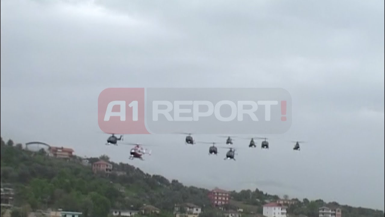 A1 Report - 63 vjet aviacion luftarak demonstrime ajrore me helikopter