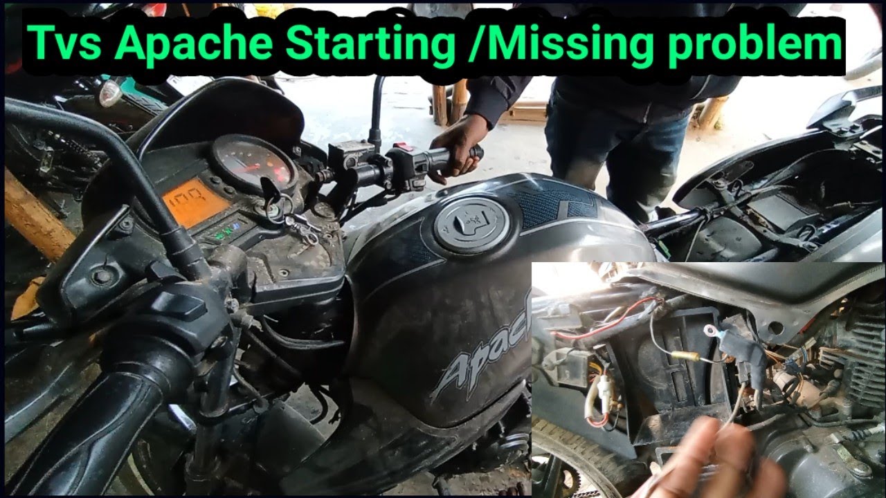 Tvs Apache 160 bike starting, missing and  pickup problem Solved.