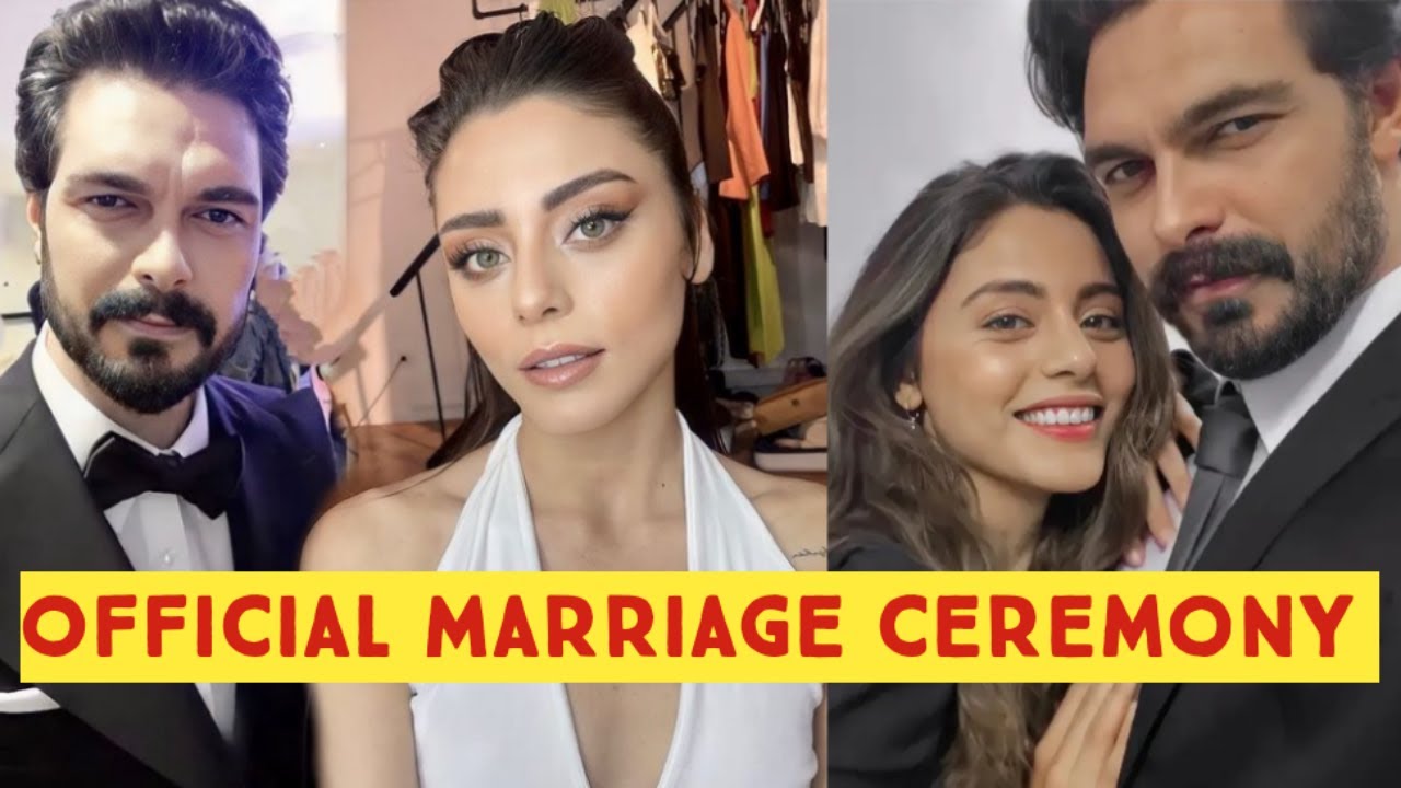 halil ibrahim ceyhan and sıla t&uuml;rkoğlu official Marriage ceremony.