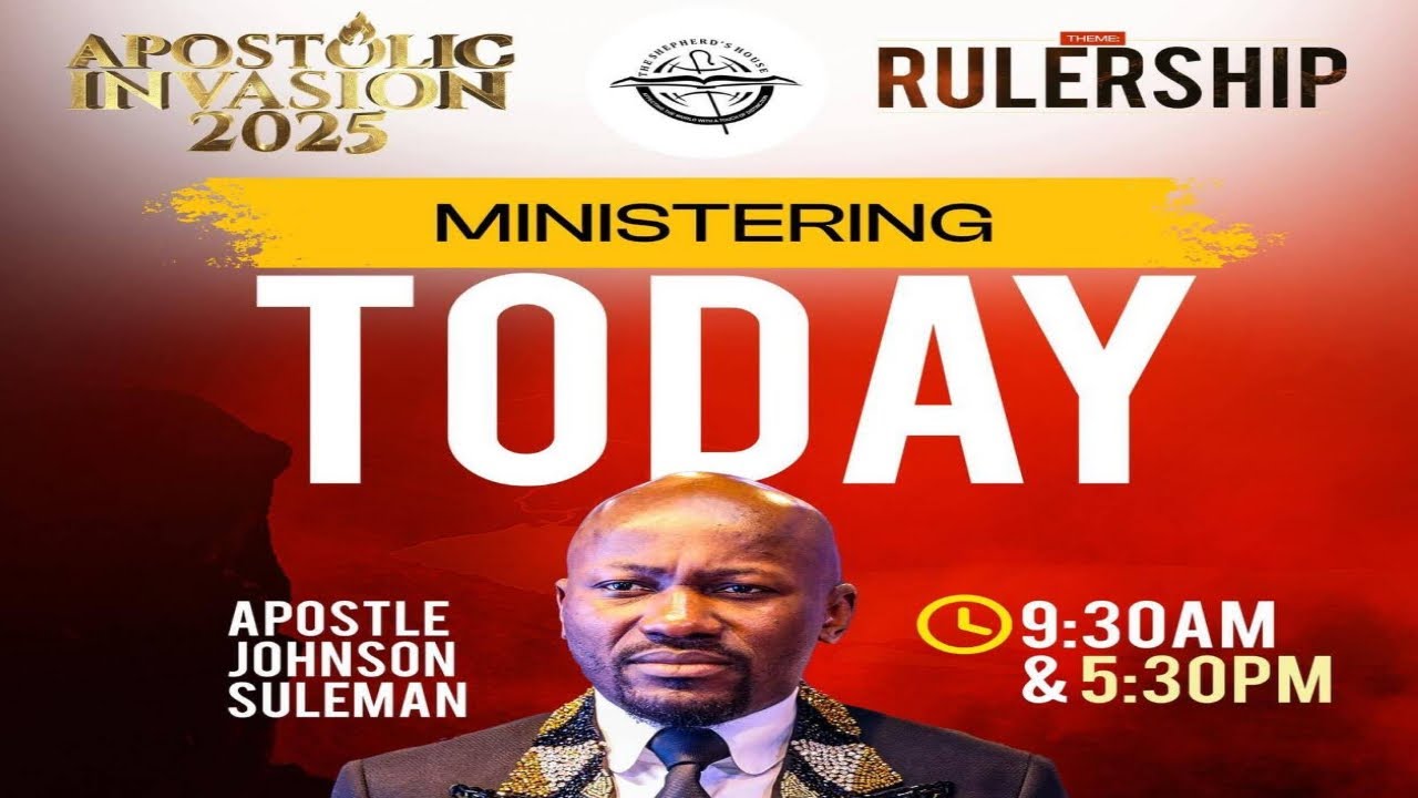 Day 6 EVENING SESSION ll APOSTOLIC INVASION WITH APOSTLE JOSHUA TALENA & APOSTLE JOHNSON SULEMAN