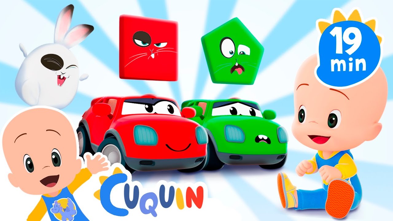 ¡¿Coches en los cubos de colores?! 🚗▶️ - Descubre y aprende con tus dibujos animados favoritos