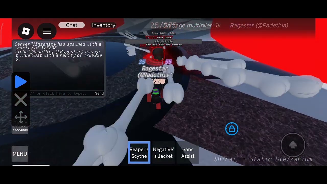 True!Dust Sans Obtained! (Sans.rng Revitalised. 1/899999)