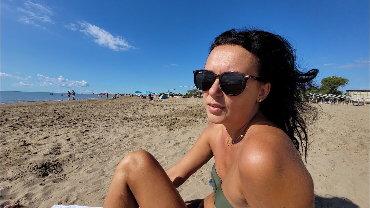 Poranek na kempingu i plaża - Caorle Wenecja Włochy / Laguna Village camping / Venice Italy